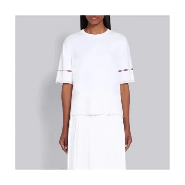 Thom Browne Womens Polo Tshirts - 톰브라운 여성 폴로 반팔티 -… - 1