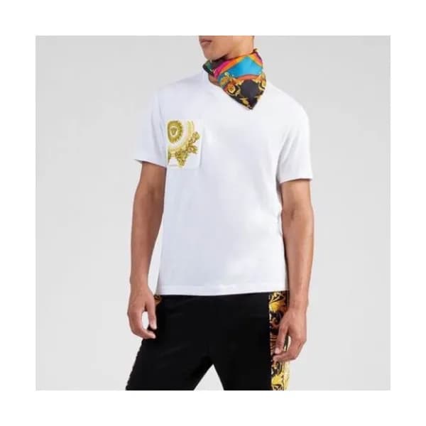 [베르사체]Versace 2020 Mens Logo Short Sleeved Tshirts… - 1