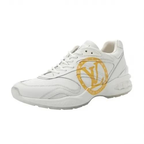 Louis Vuitton 2020 Men's Leather Running Shoes… - 1
