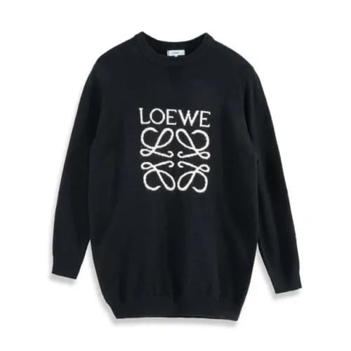 [로에베]Loewe 2020 Womens Logo Crew-neck Wool Sweate… - 1
