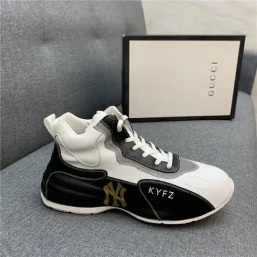 Gucci 2020 Men's Leather Sneakers - 구찌 2020 남성… - 1