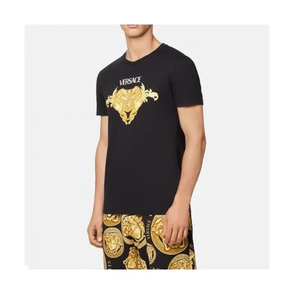 [베르사체]Versace 2021 Mens Logo Short Sleeved Tshirts… - 1