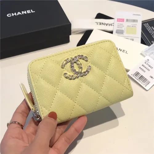 Chanel 2021 Women's Leather Coin purse/Card pu… - 1