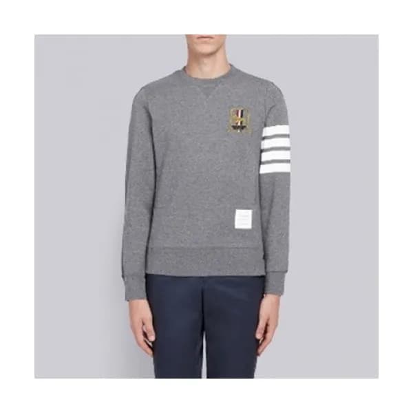 [톰브라운]Thom Browne 2021 Mens Strap Crew-neck Cotton… - 1