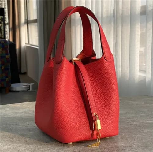 [에르메스]Hermes 2021 Women's Leather Bucket Tote … - 1