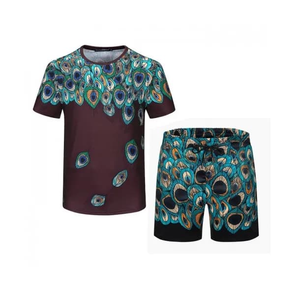 Dolce&Gabbana Mens Casual Training Short Sleeved C… - 1