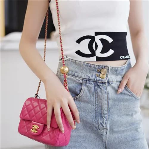 [럭셔리한]Chanel 2021 Women's Classic Flap Glod Ba… - 1