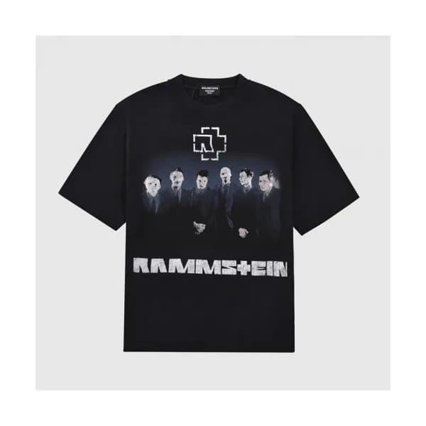 Balenciaga Mm/Wm Logo Cotton Short Sleeved Tshirt… - 1