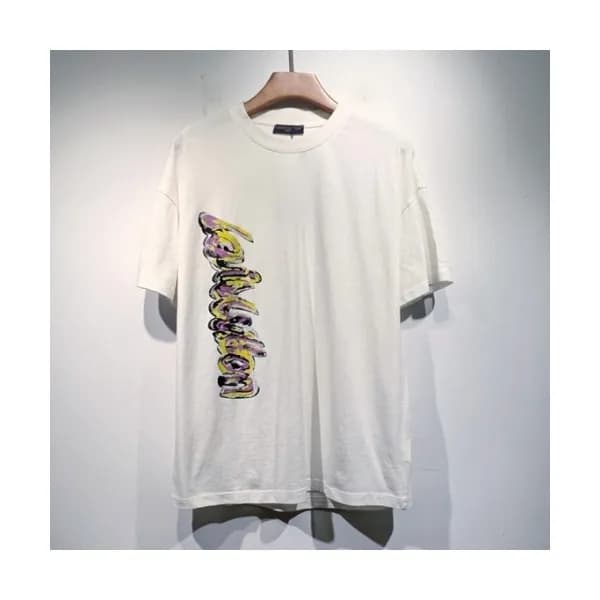 Louis vuitton Mm/Wm Logo Short Sleeved Tshirts Wh… - 1