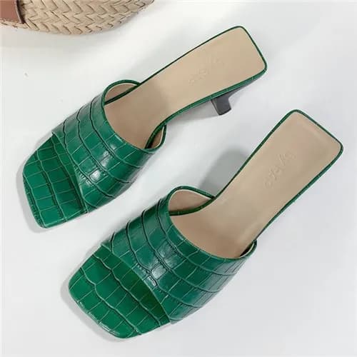By Far 2021 Women's Leather High Heel Slipper,…