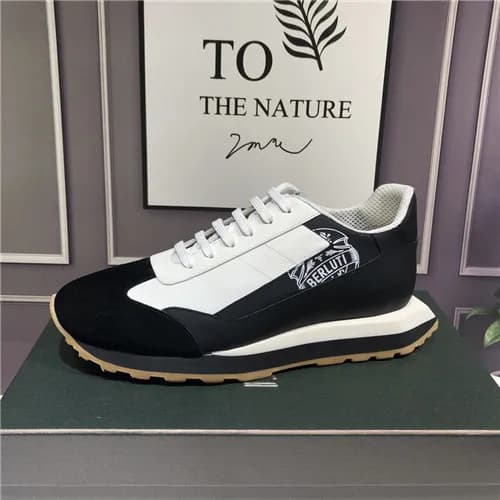 Berluti 2021 Men's Leather Sneakers,BERTS0283 … - 1