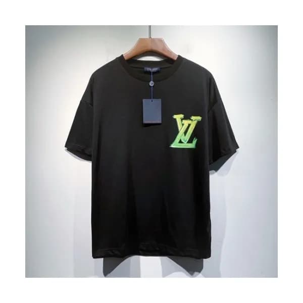 Louis vuitton Mm/Wm Logo Short Sleeved Tshirts Bl… - 1