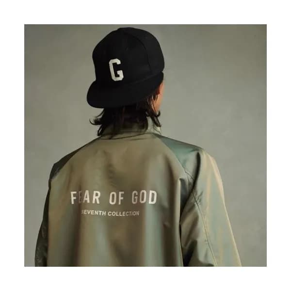 Fear of god Mens Manuel Logo Jackets Green - 피어오… - 1
