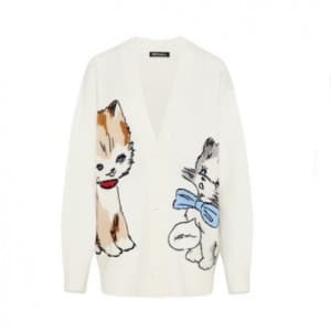 MO&Co Womens Casual Cardigan Ivory - MO&Co 여성 캐…