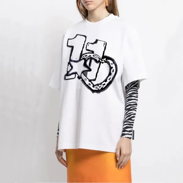 웰던 여성 화이트 크루넥 반팔티 - Womens White Tshirts - wel0062… - 1