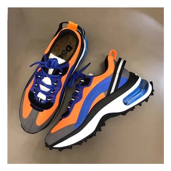 디스퀘어드 남성 트렌디 오렌지 스니커즈 - Mens Orange Sneakers - dsq… - 1