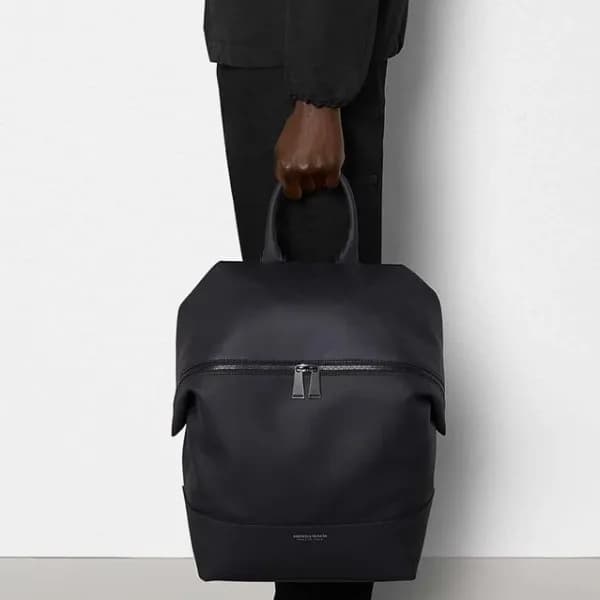 보테가 남성 클래식 블랙 백팩 - Mens Black Back Pack - bv0406x - 1