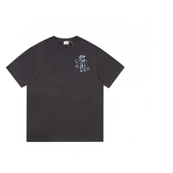 디올 남성 그레이 크루넥 반팔티 - Mens Gray Tshirts - dio01981x - 1