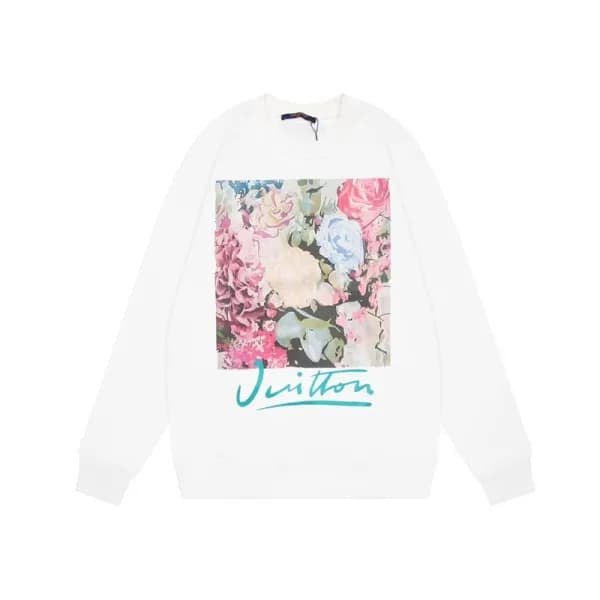 루이비통 남성 모던 화이트 맨투맨 - Mens White Tshirts - lou05174… - 1