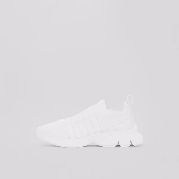 버버리 남성 트렌디 화이트 스니커즈 - Burberry Mens White Sneakers… - 1