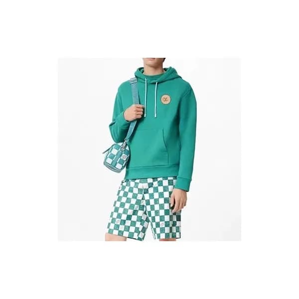 루이비통 남자 블루 후드티 - Louis vuitton Mens Blue Hoodie - … - 1