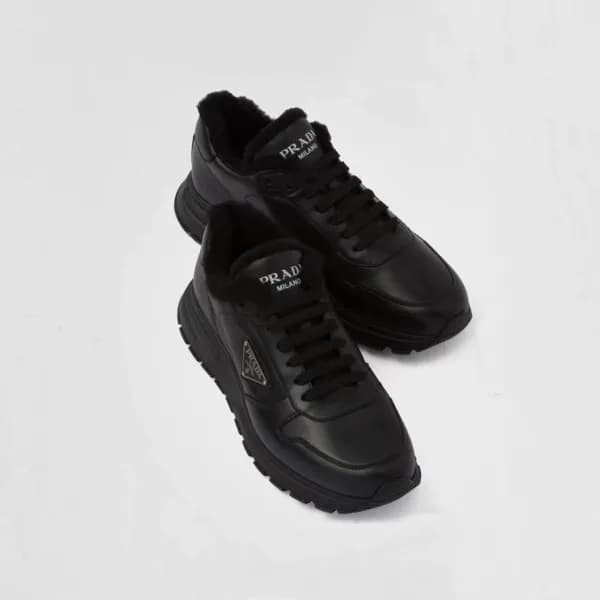 프라다 남성 블랙 스니커즈 - Prada Mens Black Sneakers - pr39x - 1