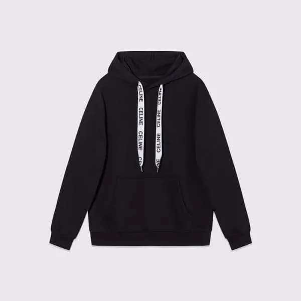 셀린느 남성 캐쥬얼 후드티 - Celine Mens Black Hoodie - ce220x - 1