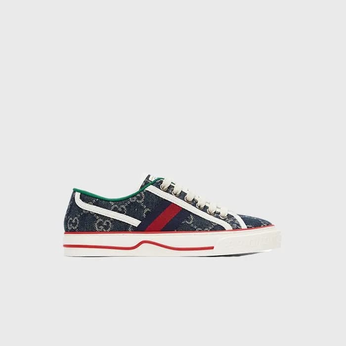 구찌 여성 블루 테니스 1977 스니커즈 【매장-140만원대】 - Gucci Womens … - 1