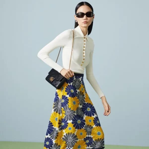 구찌 여성 블랙 GG 마몬트 - Gucci Womens Black GG Marmont - … - 1