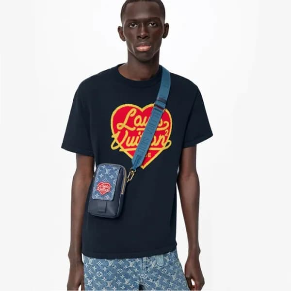 루이비통 남성 블루 카메라백 - Louis vuitton Mens Blue Camera b… - 1