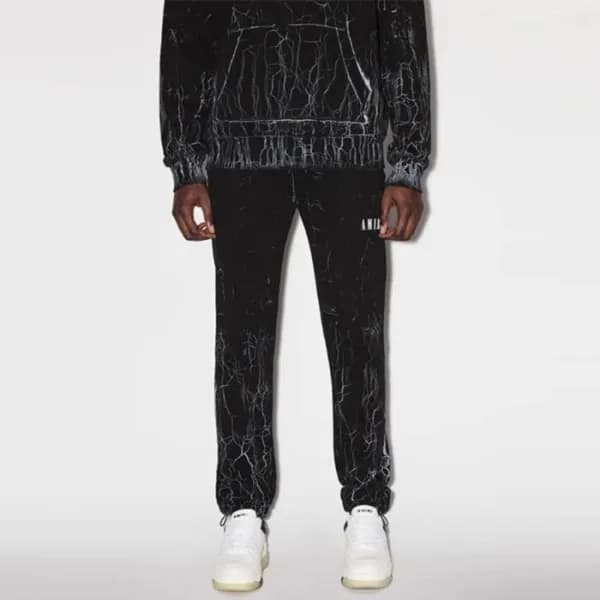 아미리 남성 블랙 트레이닝 팬츠 - Amiri Mens Black Training-pant… - 1