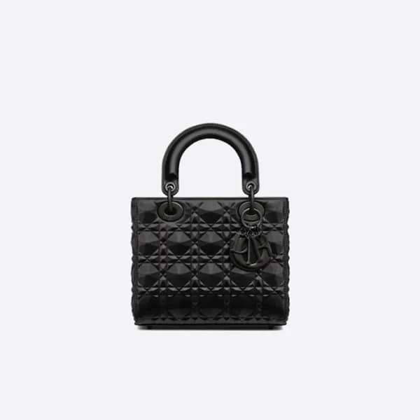 디올 여성 블랙 레이디 백 - Dior Womens Black Lady Bag - dib4… - 1