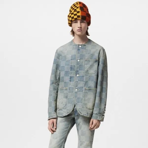 루이비통 남성 블루 재킷 - Louis vuitton Mens Blue Jackets - … - 1