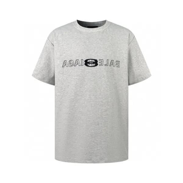 발렌시아가 남성 그레이 반팔 티셔츠 - Balenciaga Mens Gray Tshirts… - 1