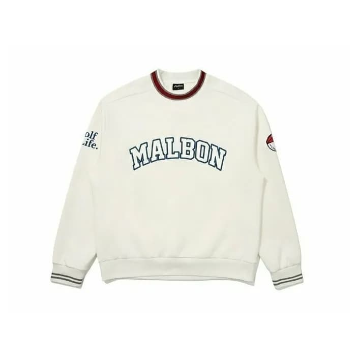[MALBON] 말본 남성 Victory 라운드 크루넥 티셔츠 - gol111x - 1
