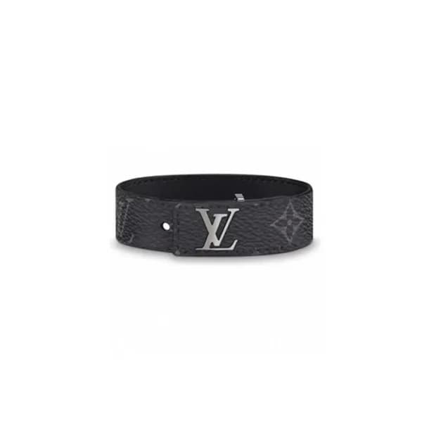 루이비통 남성 모노그램 팔찌 - Louis vuitton Mens Monogram Bang… - 1