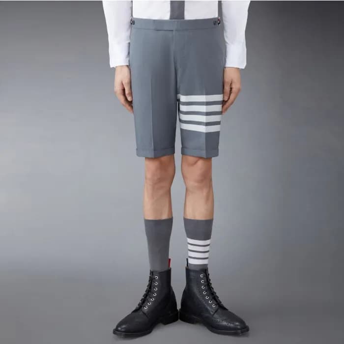 톰브라운 남성 그레이 반바지 - Thom Browne Mens Gray Half-pants… - 1