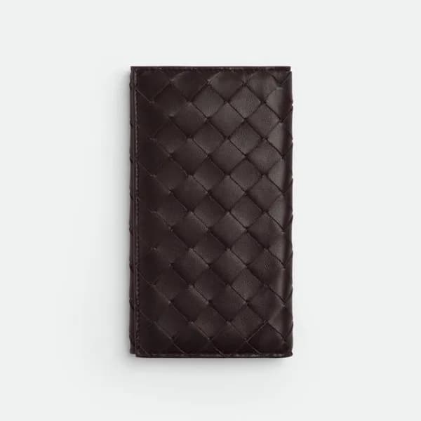 보테가베네타 남성 인트레치아토 장지갑 - Bottega Veneta Mens Black L… - 1