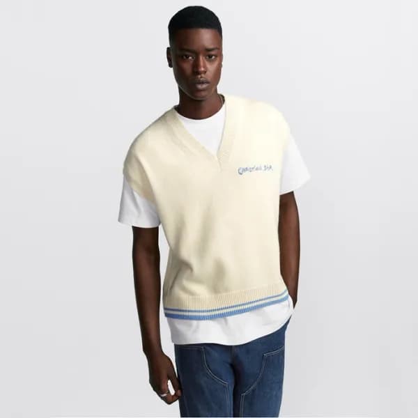 디올 남성 브이넥 베스트 - Dior Mens V-nack Vest - dic3019x - 1