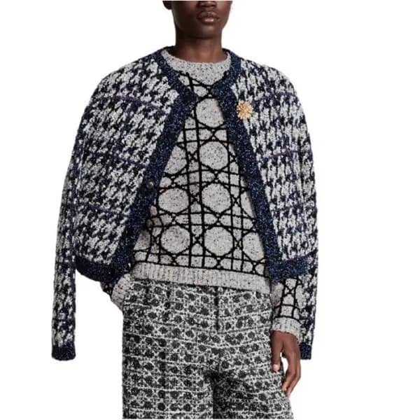 디올 남성 라운드 가디건 - Dior Mens Round Cardigan - dic3282… - 1