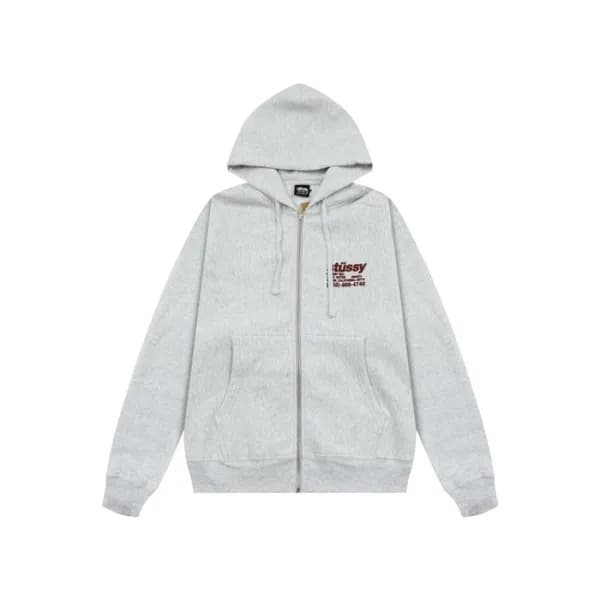 스터시 남성 집업 후디 - Stussy Mens Zip-up Hoodie - stc3298… - 1