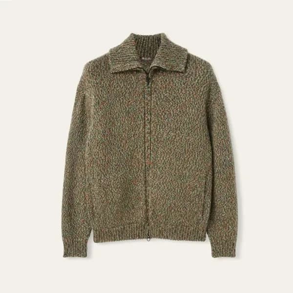 로로피아나 남성 집업 스웨터 - Loro Piana Mens Zip-up Sweater -… - 1