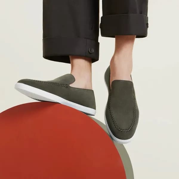 에르메스 남/녀 빈티지 로퍼 - Hermes Unisex Vintage Loafer - h… - 1