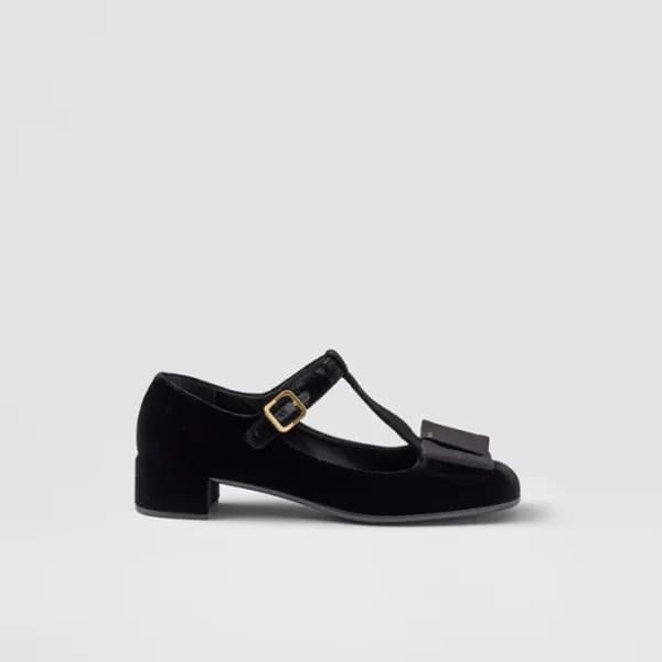 프라다 여성 메리제인 구두 - Prada Womens Black Shoes - prs302… - 1