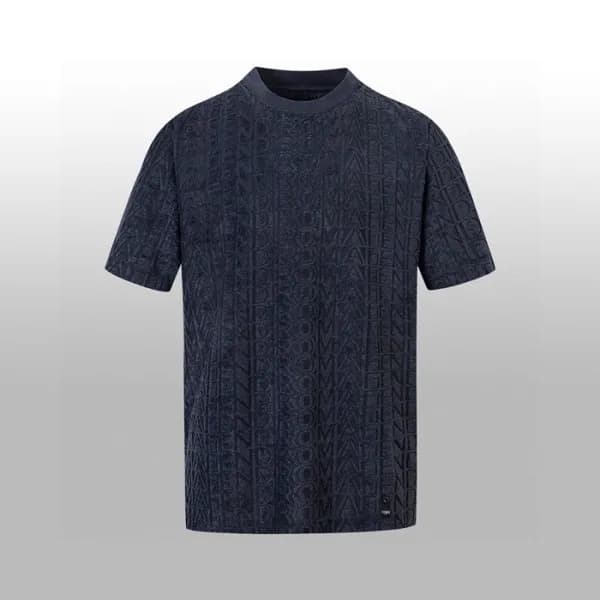 펜디 남성 라운드 반팔 티셔츠 - Fendi Mens Round Tshirt - fec62… - 1
