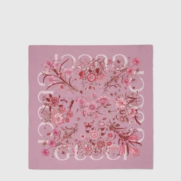 구찌 여성 프린트 실크 까레 - Gucci Womens Printed Silk Carré … - 1