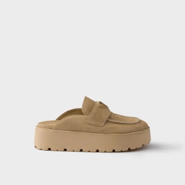 프라다 여성 플랫폼 슬립온 뮬 - Prada Womens Platform Slip-On M… - 1