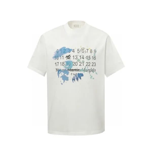 메종 마르지엘라 남성 라운드 반팔 티셔츠 - Maison Margiela Mens Roun… - 1
