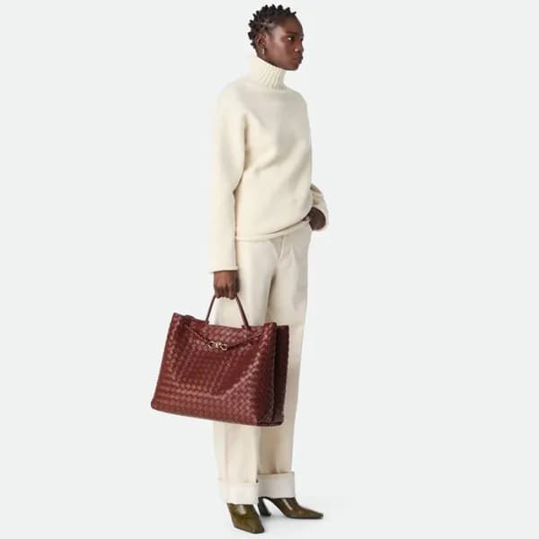 보테가베네타 여성 안디아모 토트백 - Bottega Veneta Womens Andiamo… - 1