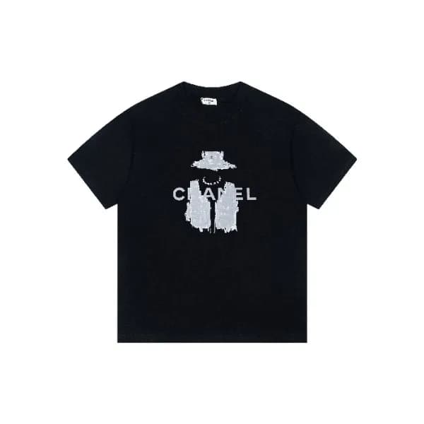 샤넬 남/녀 라운드 반팔티 - Chanel Unisex Round Tshirt - chc7… - 1